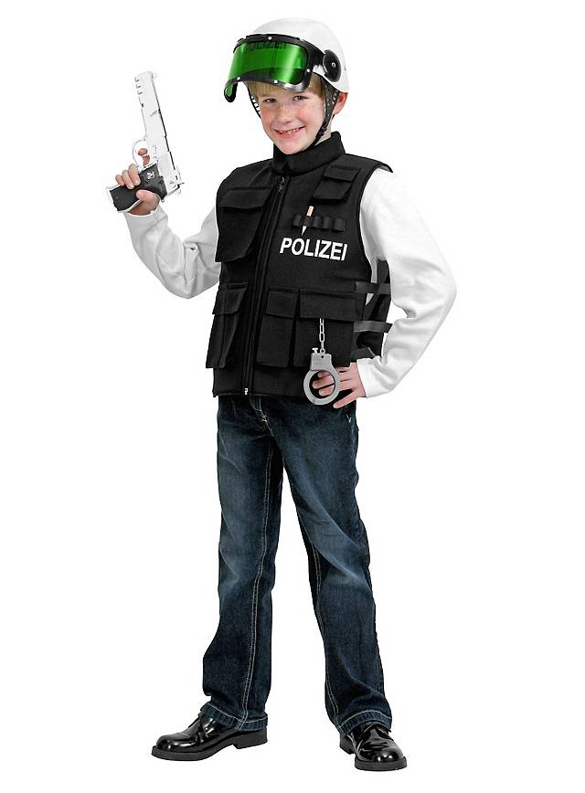 Polizist Kinderkostüm - Polizei Uniform Kostüm für Kinder