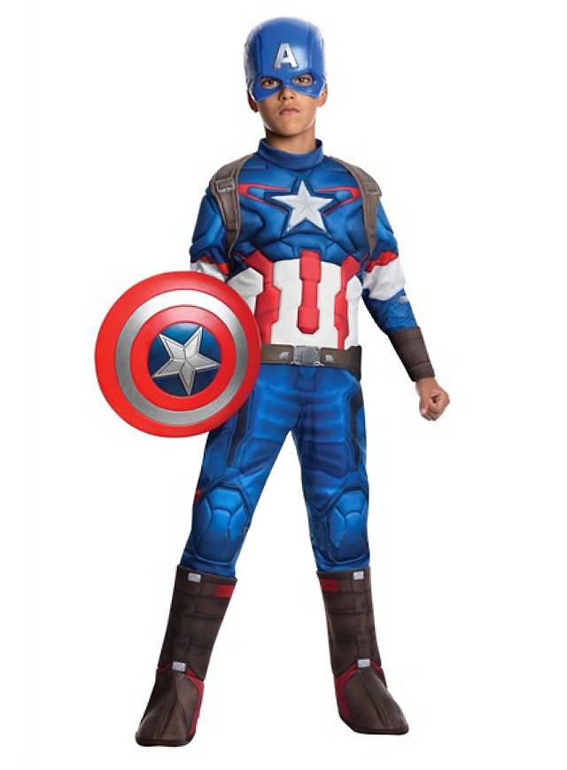 Captain America mit Muskeln Kinderkostüm