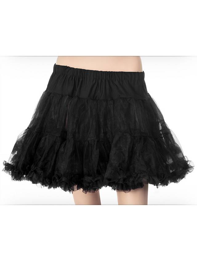 Petticoat black short Halloween Costume Accessorz