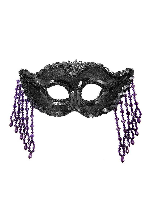 Elegante Burlesque Maske für sexy Kostüme