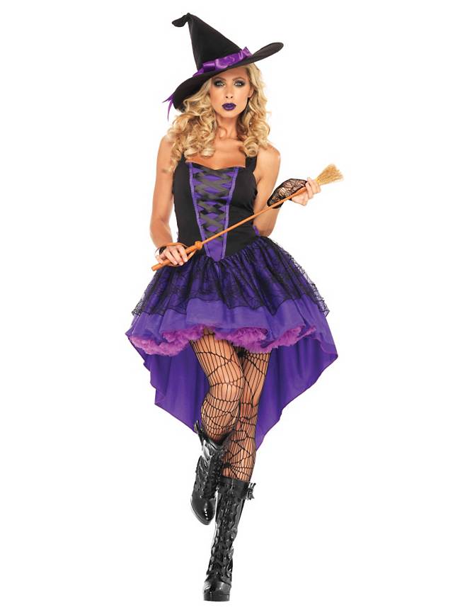 Sexy Burlesque Witch  Halloween Costume
