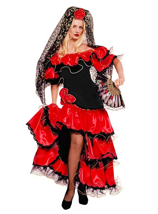 Flamencotänzerin Kostüm für Purim