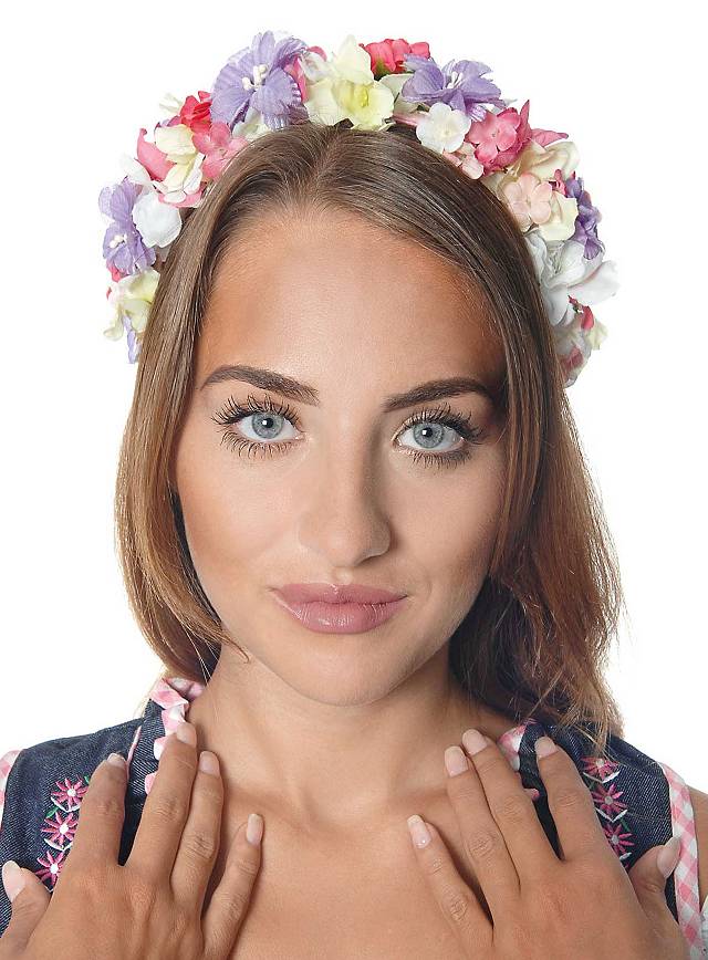 Blütenkrone Haarreif Festivals und Straßenkarneval für Festivals und Straßenkarneval online kaufen