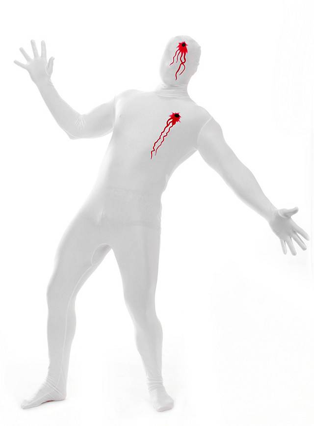 Morphsuit Schusswunden Ganzkörperkostüm - günstige Halloween Kostüme versandkostenfrei