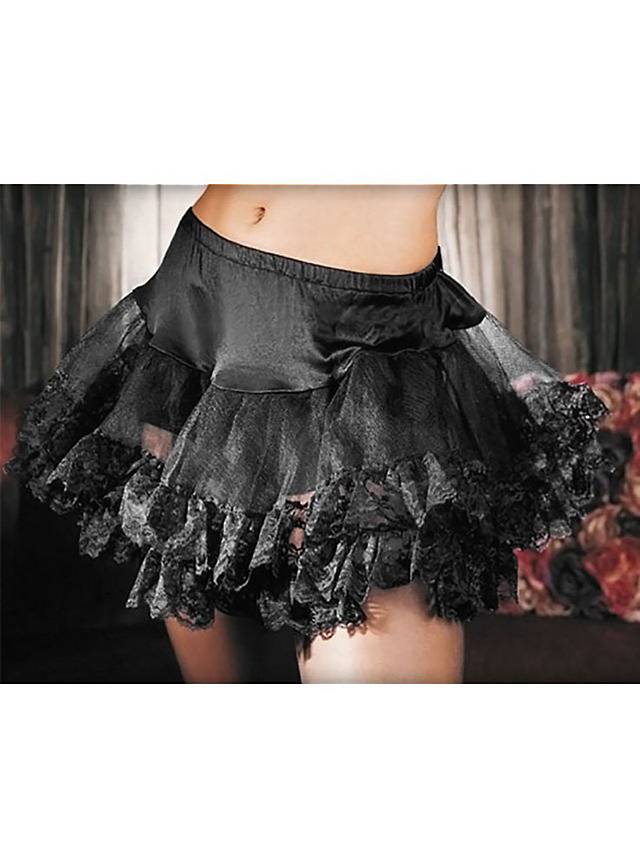 Petticoat black short Halloween Costume Accessory