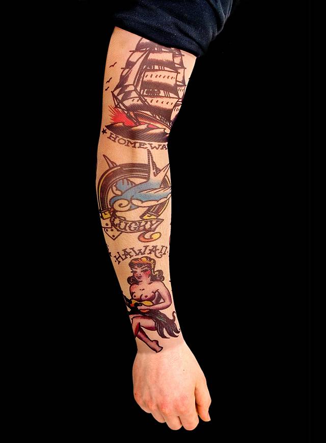 Seaman Tattoo Sleeve for Your Boat Party