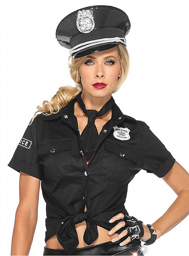 Sexy Polizistin Kostüm Set