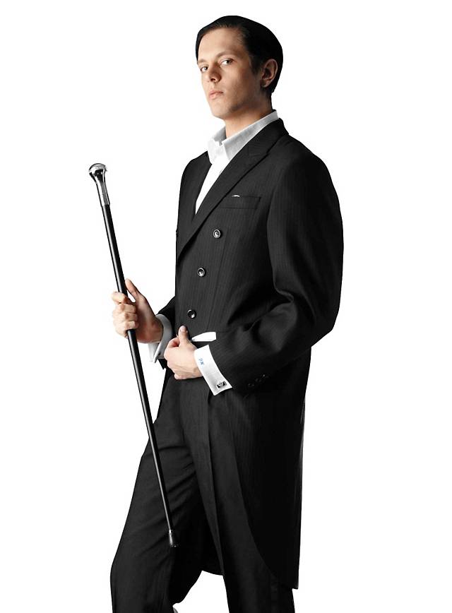 Suit with Tailcoat black for Your Black and White Party