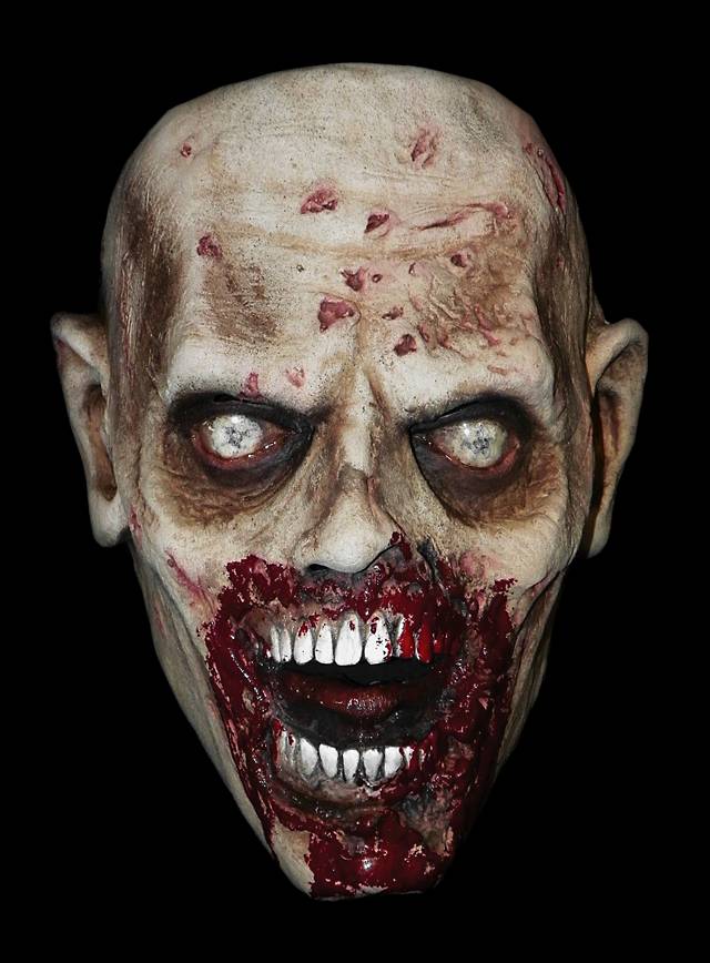 The Walking Dead Beißer Zombie Maske für die Zombie Apocalypse