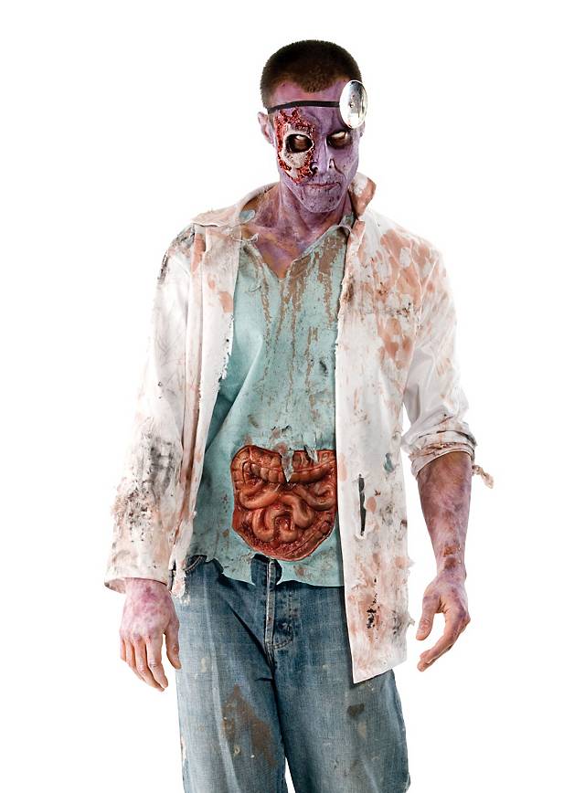 The Walking Dead Zombie Doctor Zombie Costume for Halloween