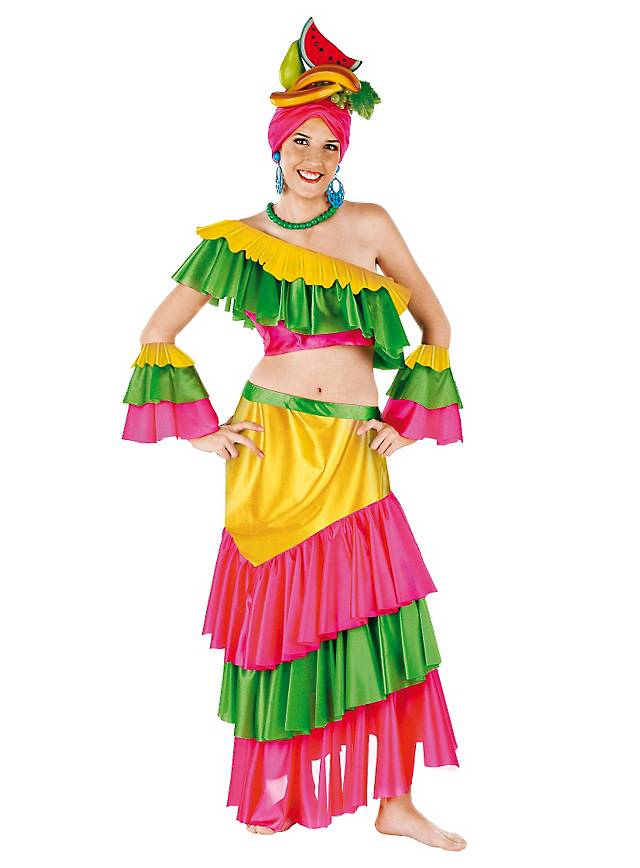 Tutti-Frutti Lady Samba Kostüm für Zomercarnaval