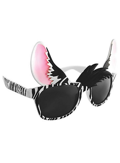 Brille mit Tierohren: Sun-Staches Zebra Partybrille
