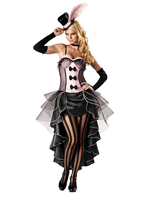 Burlesque Tänzerin Kostüm für Halloween Party