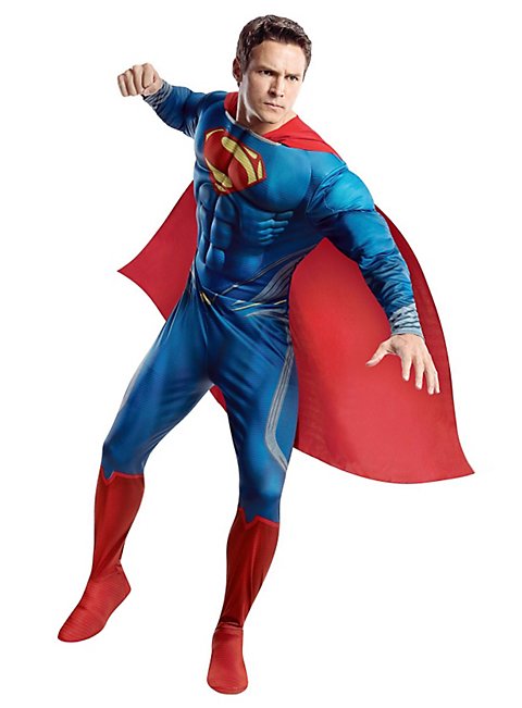 Man of Steel Superman Deluxe Faschingskostüm