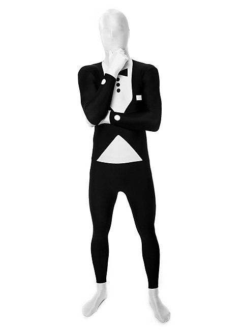 Morphsuit Tuxedo Ganzkörperkostüm Idee für Halloweenkostüm