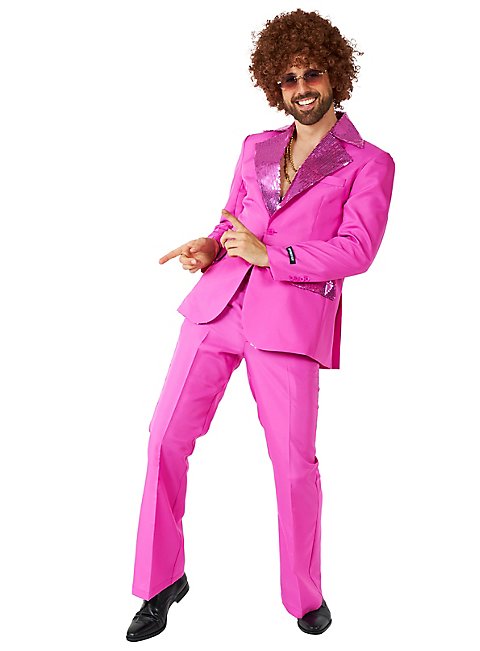 Suitmeister Disco Suit Pink Partyanzug Maskworld