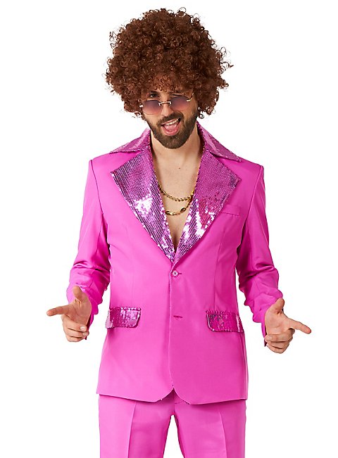 Suitmeister Disco Suit Pink Partyanzug Maskworld