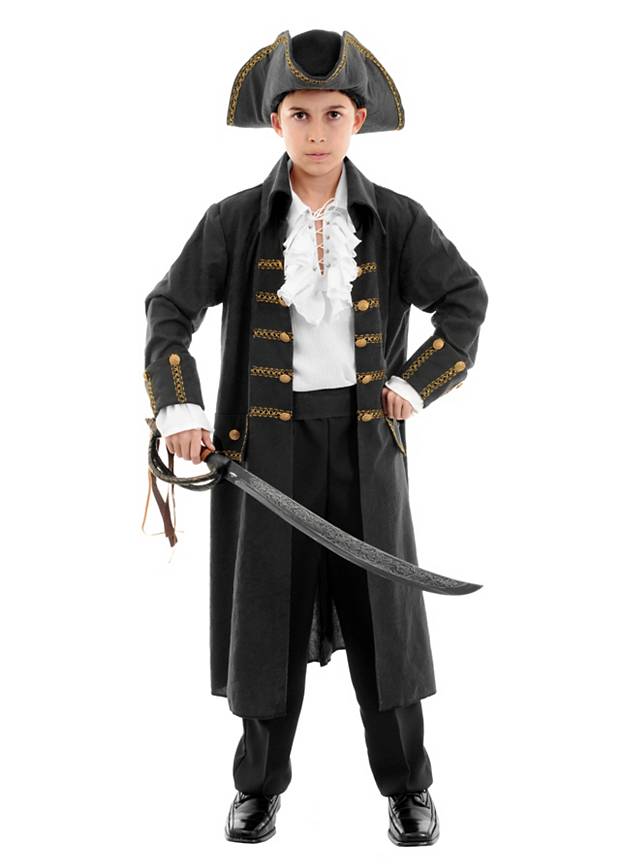 Pirat schwarz halloweenkostüm