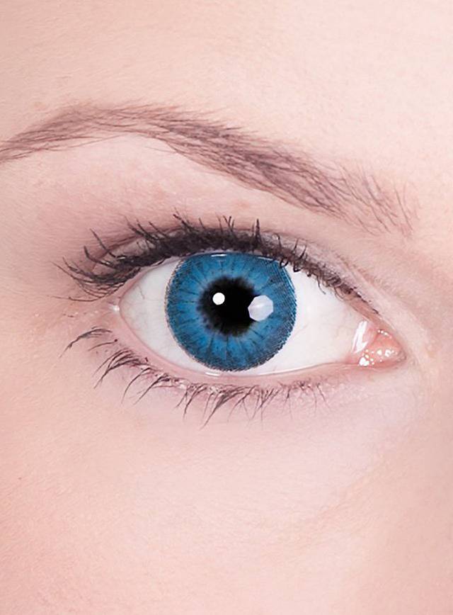 Kontaktlinse Blaue Iris mit Dioptrien – Farbige Kontaktlinse mit Stärke