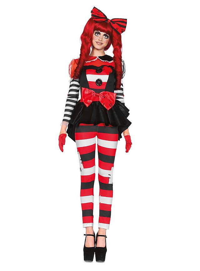 Horror Zirkus Kostüm für Halloween: Flickenpuppe 