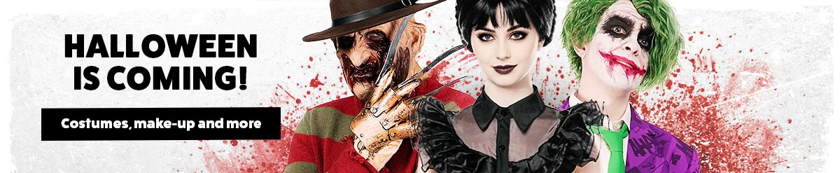 Halloween is coming - Shop Halloween costumes now!