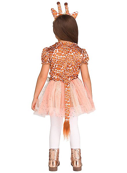 Costume Da Giraffa Dorata Per Bambina Maskworld