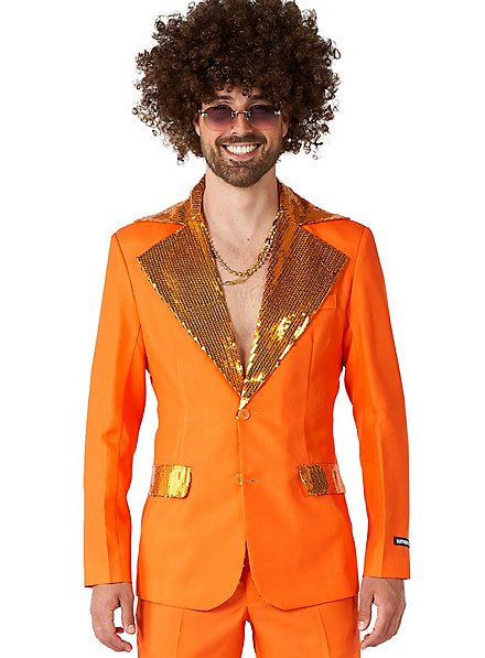 Suitmeister Disco Suit Orange Partyanzug Maskworld