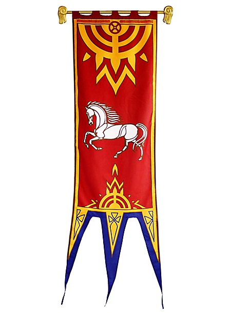 Banner Fahne Flagge Herr der Ringe ROHAN Pferd kompatibel mit LEGO 