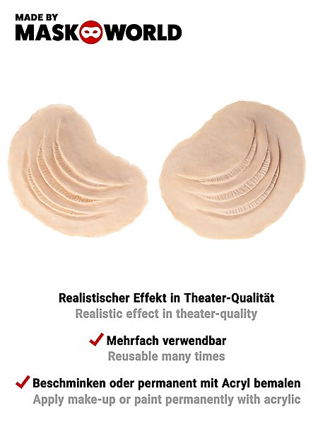Kiemen aus Latex zum Ankleben - andracor.com