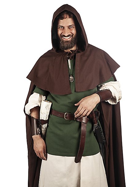 Nezababy Mittelalter Umhang Mit Kapuze - Samt Umhang Für Renaissance & Halloween