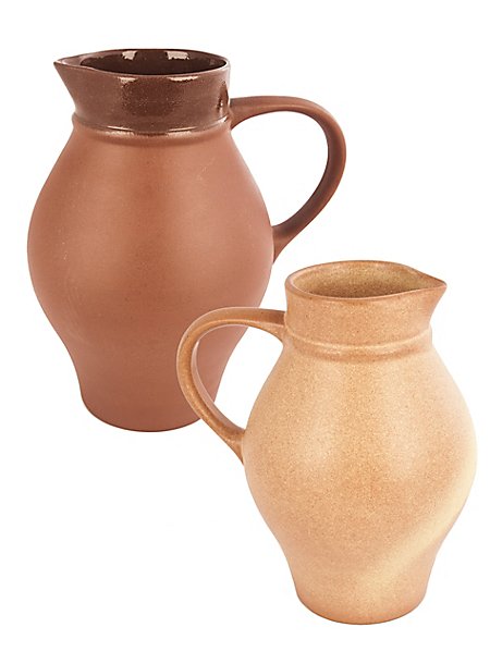 Weinkrug aus Ton 1,00 l