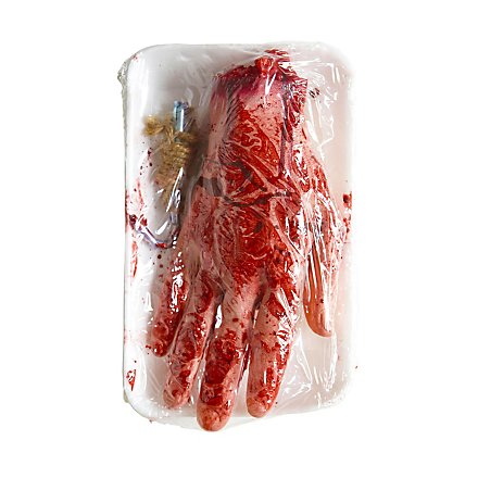 Abgepackte Hand Halloween Deko