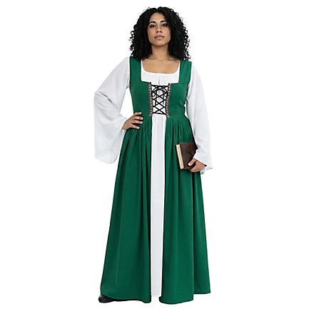 Abito medievale - Lucretia, verde