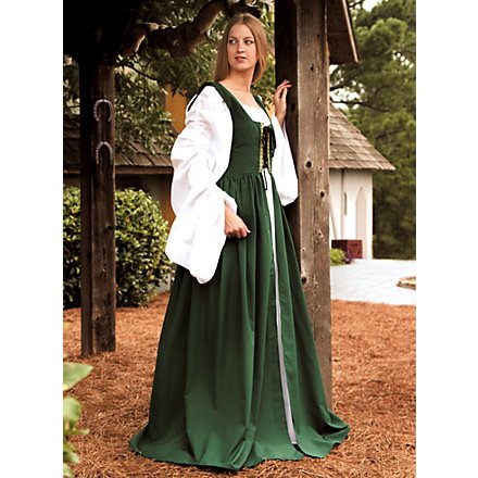 Abito medievale - Lucretia, verde