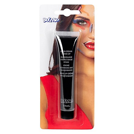 Aqua Cream Makeup Sort Halloween Sminke