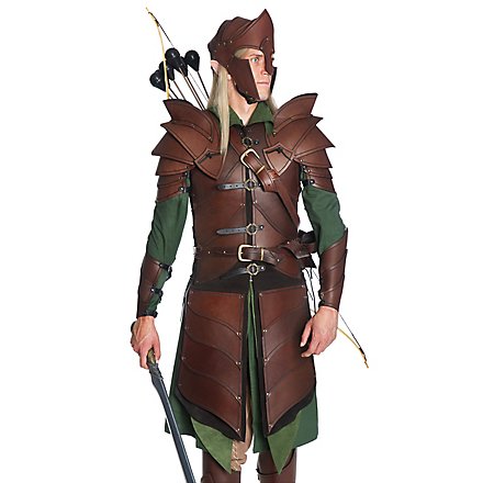 Armure d'elfe guerrier en cuir