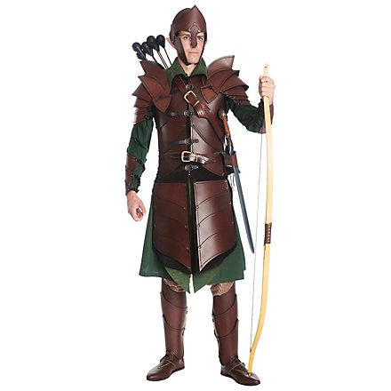Armure en cuir, ensemble complet - Guerrier elfe