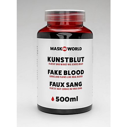 Artificial blood bottle 500 ml - film blood