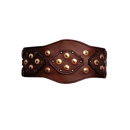 Barbarian Leather Belt brown 