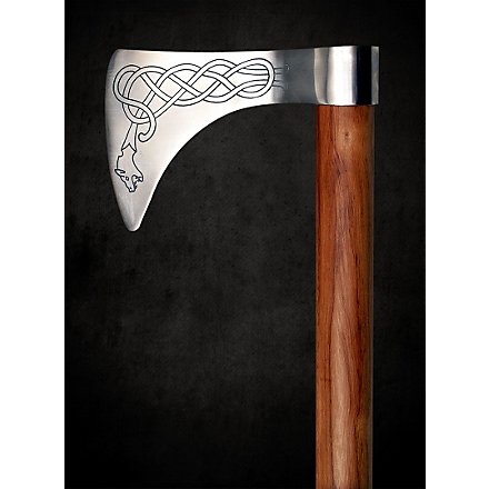 Battle Axe with Celtic Knot Pattern