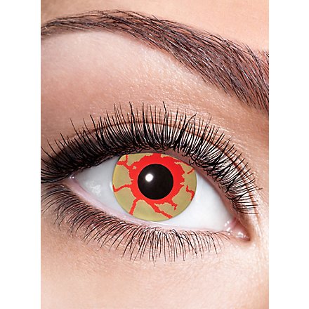 Bloodlust contact lens with dioptres