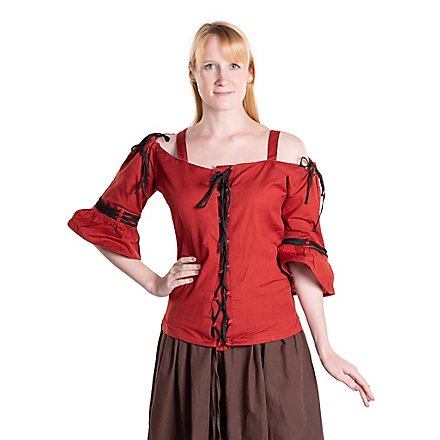 Blusa medievale senza spalle - Prina