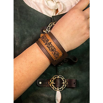Brazalete Medieval De Cuero - Melian