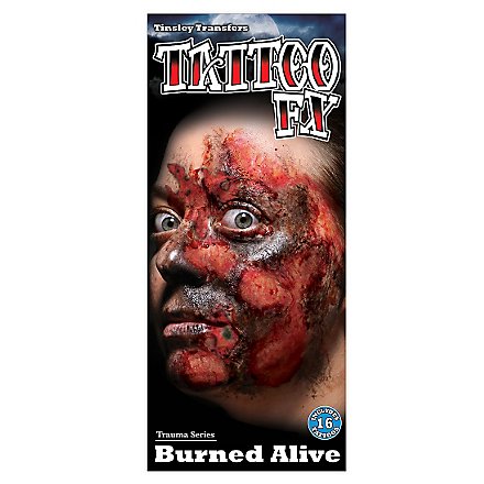 Burned Alive Temporary Tattoo