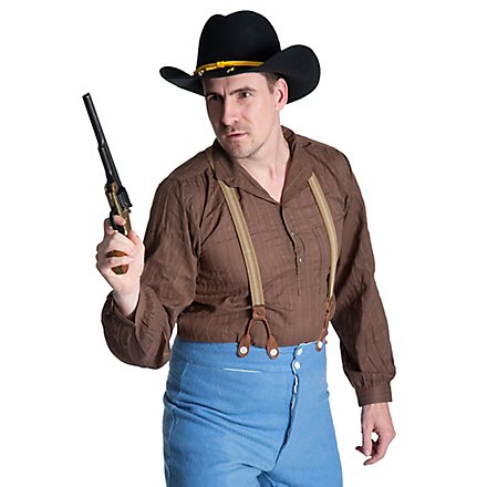 Camicia western - Rio Grande, marrone