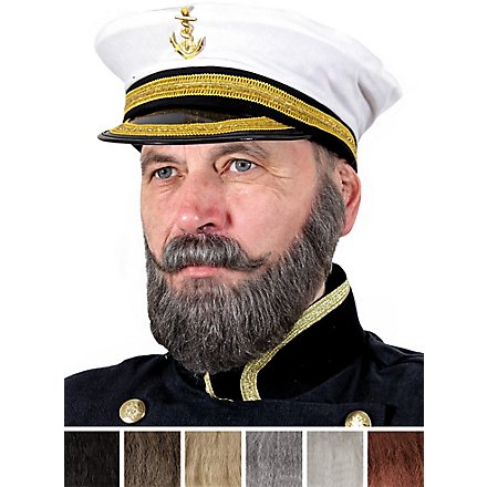 Capitaine Composition de barbe professionnelle en poils véritables