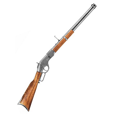 Carabine Winchester argentée Arme décorative
