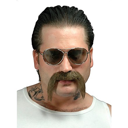 Cartel Gangster Real Hair Beard, Black