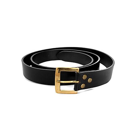 Ceinture en cuir noir