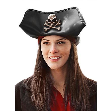 Chapeau de pirate en cuir